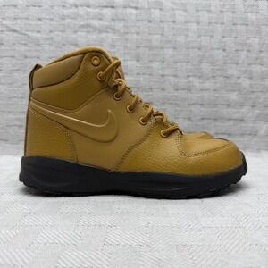 Nike Shoes Youth Size 3Y Brown Boot Lace Up Padded Lined Casual BQ5373-700
